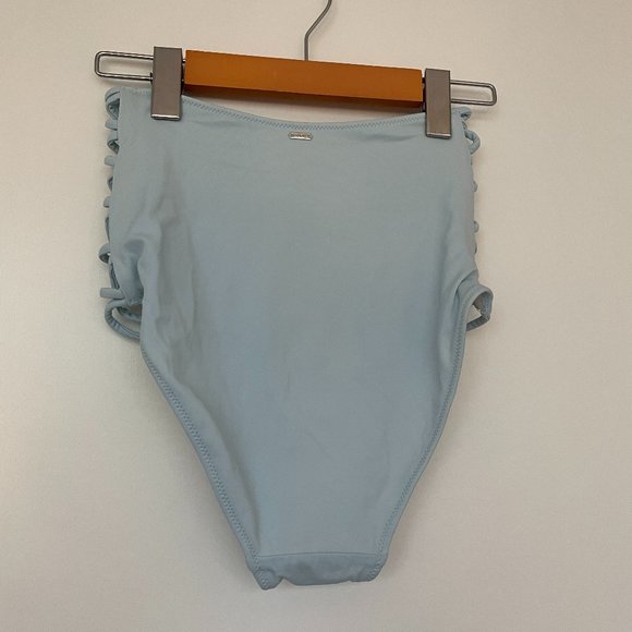 Victoria Secret Pink Light Blue Bikini Bottoms - Picture 2 of 2